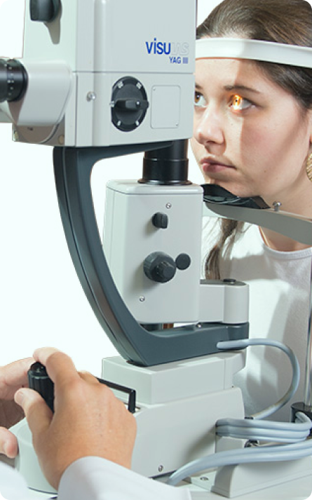 Equipamento oftalmológico YAG Laser