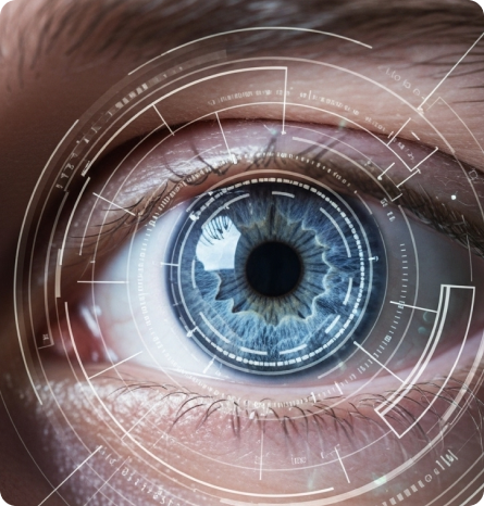 Detalhe do olho humano