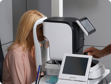 Exame oftalmológico